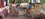 Family looking at tablets on porch